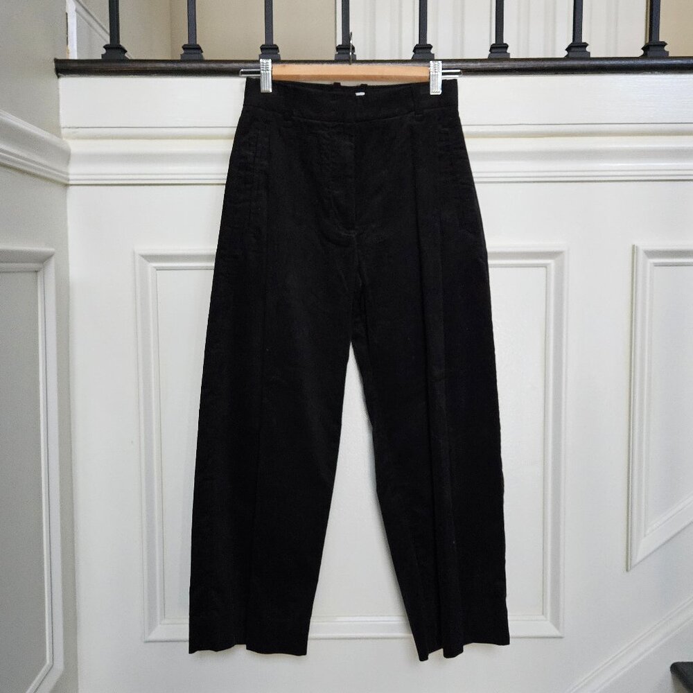 COS Pleated Barrel-Leg Corduroy Pants - Size 2 (NWT)